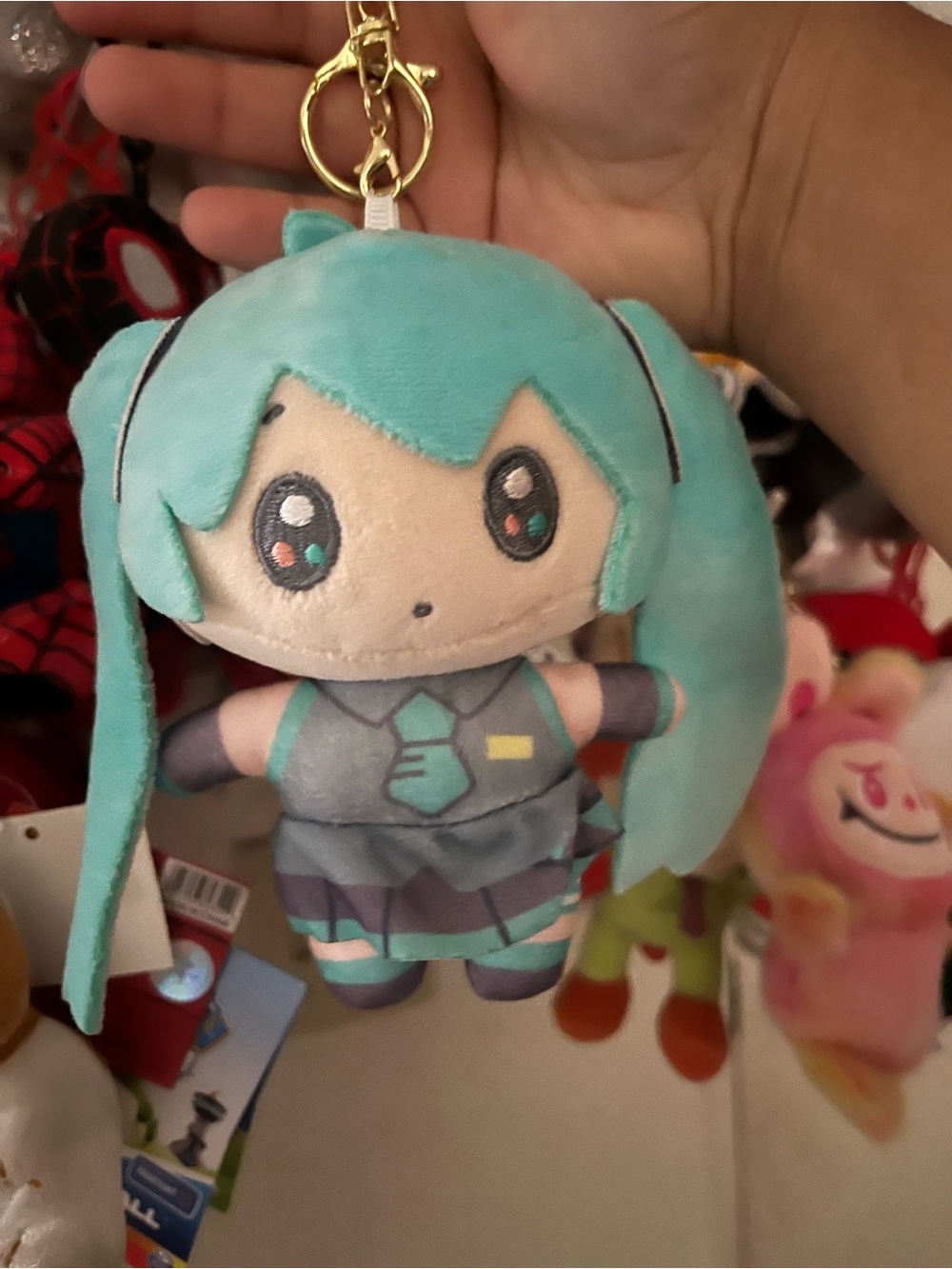 Hatsune Miku Plush Keychain
